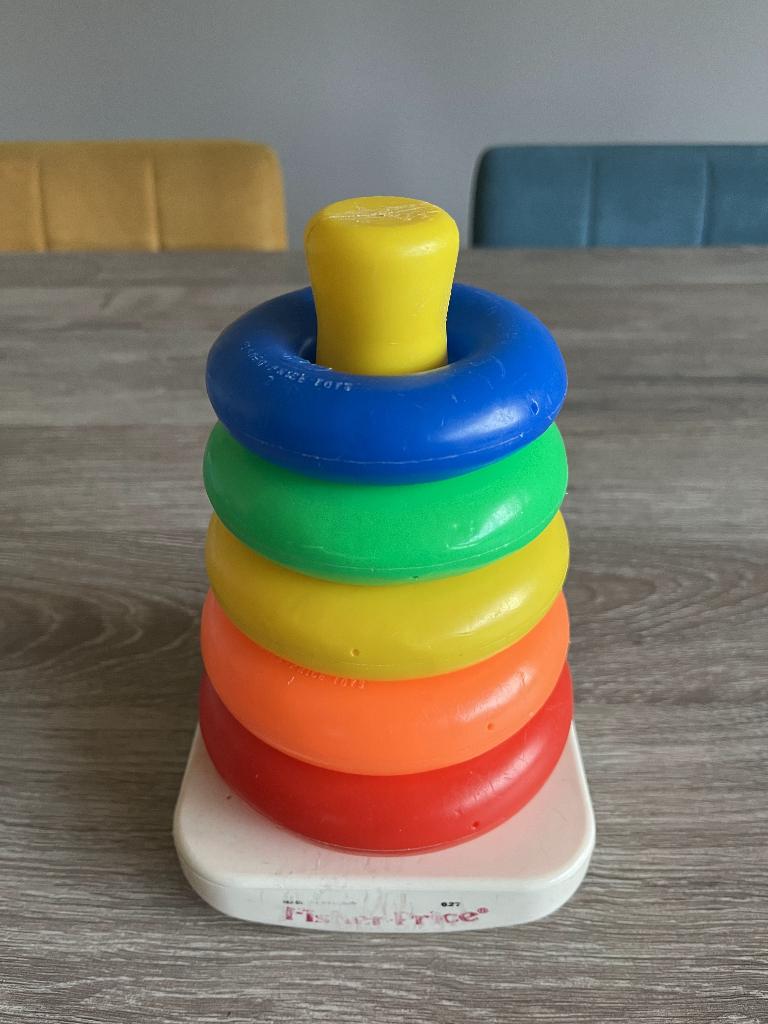 Fisher-price stapel ringen toren, Ophalen of Verzenden, Zo goed als nieuw, Speelset