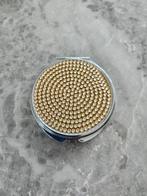 Gouden Tasspiegel met Diamantjes - Nieuw!, Minder dan 50 cm, Rond, Nieuw, Ophalen of Verzenden