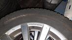 4 winter banden van de nissan met velgen, Ophalen, Gebruikt, Nissan