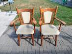 2 stoelen gratis af te halen, Huis en Inrichting, Stoelen, Ophalen, Gebruikt, Twee, Bruin