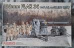Dragon 88mm FLAK 36 with Crew 1/35, Ophalen of Verzenden, 1:32 tot 1:50, Tank, Overige merken