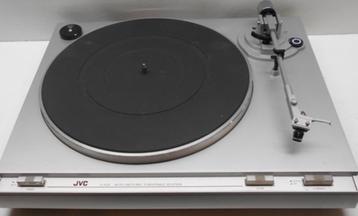 JVC draaitafel L-A21 zilver ,mooi (zonder kap) nw naald!! beschikbaar voor biedingen