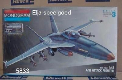 Monogram 1:48 A-18 F-18 Hornet 5833 modelbouw vliegtuig, Hobby en Vrije tijd, Modelbouw | Vliegtuigen en Helikopters, Nieuw, Vliegtuig