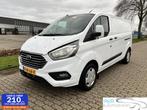 Ford Transit Custom 340 2.0 TDCI L2H1 AUTOMAAT/CLIMA/CRUISE, Auto's, Bestelauto's, Stof, 4 cilinders, Wit, Bedrijf