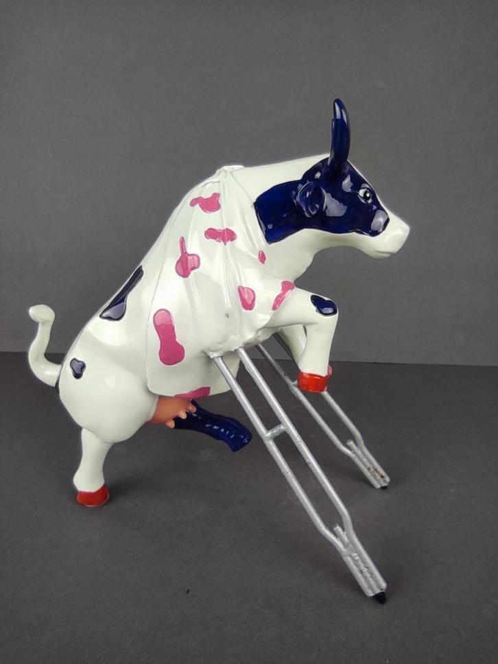 CowParade  Koe "Owie Cowie" MEDIUM (zeldzaam), Antiek en Kunst, Kunst | Designobjecten, Ophalen of Verzenden