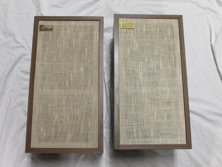 twee Acoustic Research lsp boxen., Audio, Tv en Foto, Luidsprekers, Gebruikt, Front, Rear of Stereo speakers, 120 watt of meer