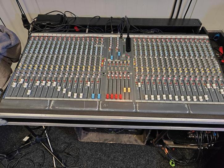 Allen & Heath GL2200 in flightcase, Muziek en Instrumenten, Mengpanelen, Zo goed als nieuw, 20 kanalen of meer, Microfooningang