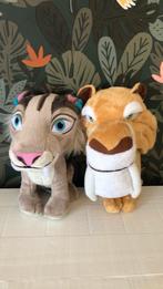 Ice Age pluche knuffels origineel sabeltandtijger diego, Ophalen of Verzenden, Zo goed als nieuw, Overige typen