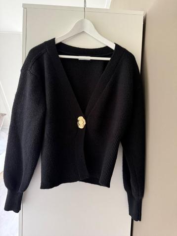 Loavies zwart vest met leuke knoopsluiting maat XS beschikbaar voor biedingen