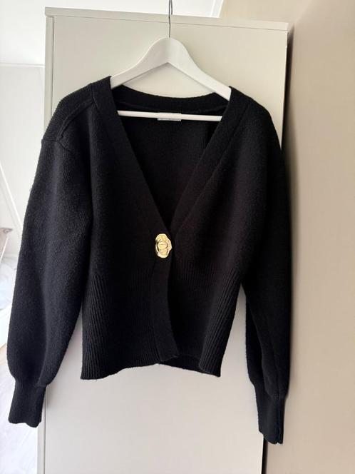 Loavies zwart vest met leuke knoopsluiting maat XS, Kleding | Dames, Truien en Vesten, Zo goed als nieuw, Maat 34 (XS) of kleiner