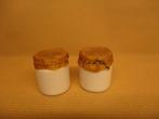 Antieke potjes Confiture en Paté voor het poppenhuis, Ophalen of Verzenden