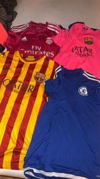 Voetbalshirts - FC Barcelona, Real Madrid, Chelsea, Kleding | Dames, Sportkleding, Blauw, Overige typen, Gedragen, Ophalen