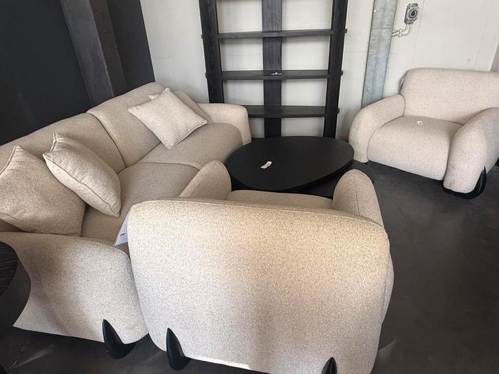 Richmond bank, fauteuil Biscotti, Navarino meubels, Huis en Inrichting, Complete inboedels, Ophalen