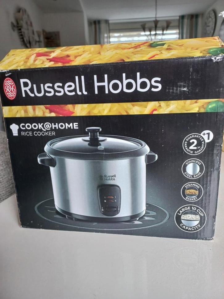 Russell Hobbs Rijstkoker - Cook@Home, Witgoed en Apparatuur, Rijstkokers, Nieuw, Vaatwasmachinebestendig, Ophalen of Verzenden