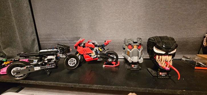 Diverse LEGO Sets - Motoren & Helmen, Kinderen en Baby's, Speelgoed | Duplo en Lego, Zo goed als nieuw, Lego, Complete set, Ophalen of Verzenden