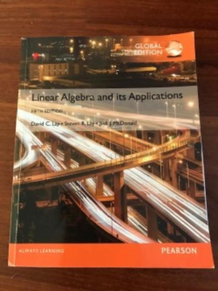 Studieboek “Linear Algebra and Its Applications", Boeken, Schoolboeken, Zo goed als nieuw, Overige niveaus, Ophalen of Verzenden