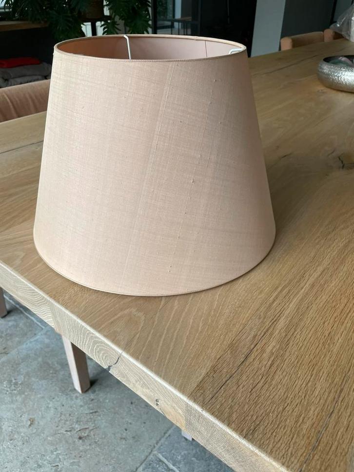 Lampenkap zijde, Huis en Inrichting, Lampen | Lampenkappen, Zo goed als nieuw, 25 tot 50 cm, Rond, Ophalen of Verzenden