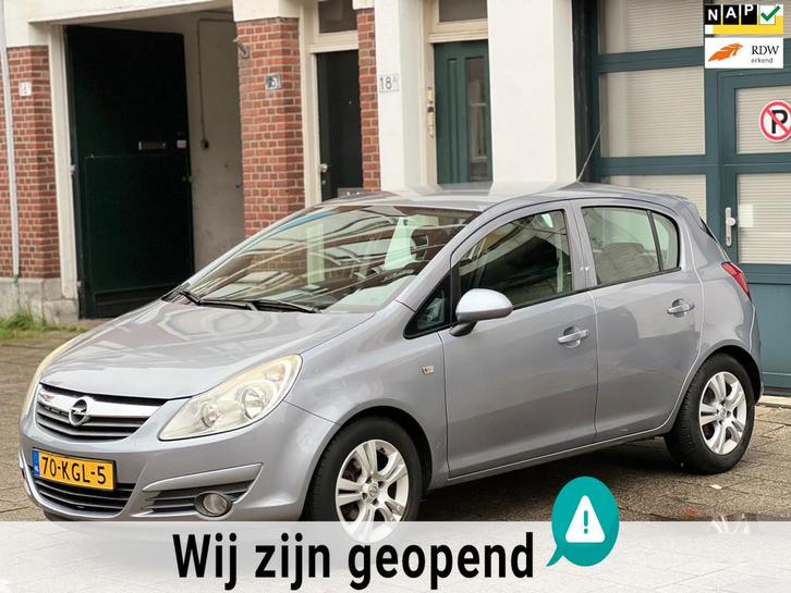 Opel Corsa 1.2-16V Enjoy-airco-elek ramen, Auto's, Opel, Te koop, Corsa, ABS, Airbags, Airconditioning, Centrale vergrendeling