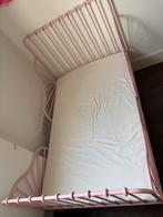 Ikea Meegroei Peuterbed Bed Roze, Kinderen en Baby's, Kinderkamer | Bedden, Ophalen, Gebruikt, 70 tot 85 cm, 140 tot 160 cm