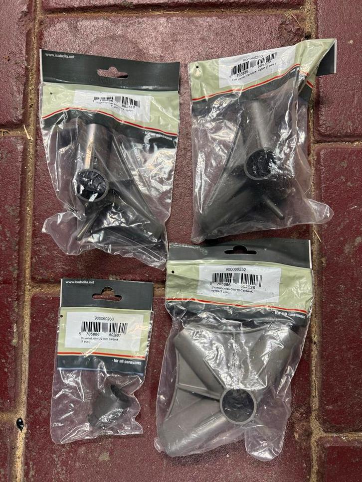 Isabella Tentstok Beugels - Diverse Onderdelen, Caravans en Kamperen, Caravan accessoires, Nieuw, Ophalen of Verzenden