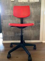 Bureaustoel, Ophalen, Zo goed als nieuw, Rood, Bureaustoel