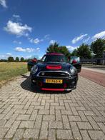 Mini 1.6 John Cooper Works 2011 Zwart, Auto's, Mini, Voorwielaandrijving, Euro 5, 4 cilinders, Leder en Stof