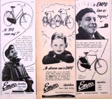 9 oude advertenties reclames fietsen 54 fiets rijwiel Rudge beschikbaar voor biedingen