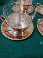 Theeglazen wmf zes stuks met schotel, Huis en Inrichting, Keuken | Servies, Ophalen of Verzenden