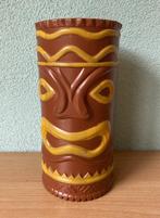 TIKI Hawaii CUP Totem Beker of bloemenvaas Bruin kunststof, Overige materialen, Overige typen, Nieuw, Ophalen of Verzenden