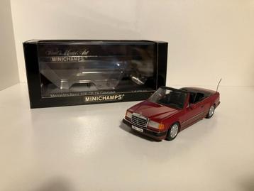 Mercedes 320CE Cabrio 1990 (w124)   1/43 Minichamps beschikbaar voor biedingen