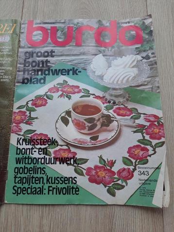 Oud Burda boekje 1976 borduren beschikbaar voor biedingen