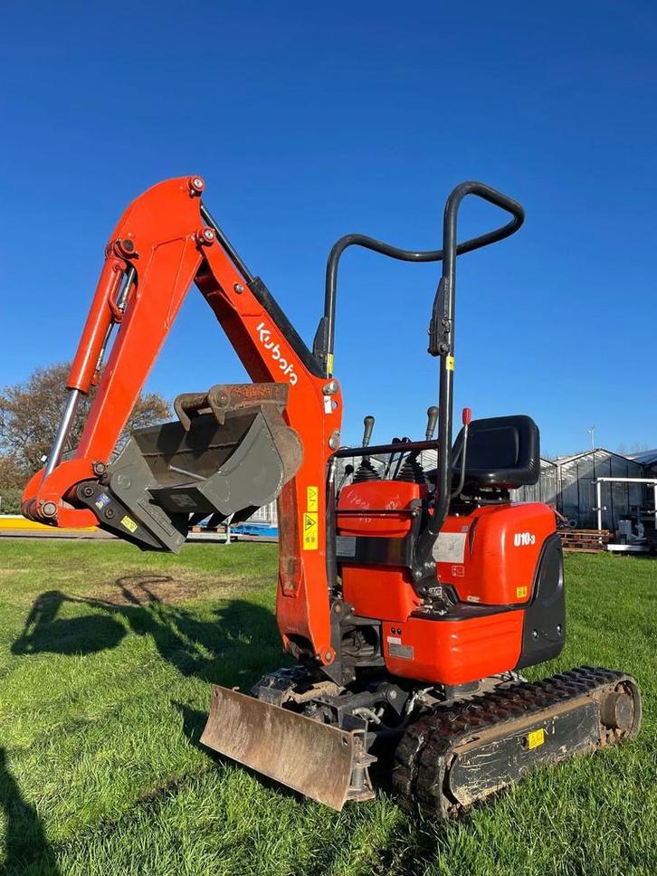 Kubota U10-3 minigraafmachine slechts 790 uur MARGE, Zakelijke goederen, Machines en Bouw | Kranen en Graafmachines, Graafmachine