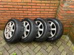 4 zomerbanden 205/55R16 op Velg (ENZO) - Michelin Primacy4, Auto-onderdelen, Banden en Velgen, Ophalen, Gebruikt, 16 inch, Banden en Velgen