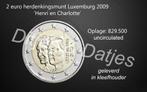 2 euro Luxemburg 2009 - Henri en Charlotte - UNC, Postzegels en Munten, Munten | Europa | Euromunten, 2 euro, Luxemburg, Ophalen of Verzenden