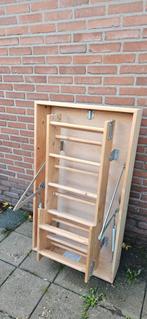 Vlizotrap hout., Doe-het-zelf en Verbouw, Ladders en Trappen, Ophalen, Gebruikt, Trap, Opvouwbaar of Inschuifbaar