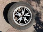 4x Yokohama zomerband met lichtmetalen Toyota velg 15 inch, Ophalen, Gebruikt, Toyota