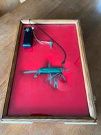 Uniek Zeldzaam Noors Zakmes HELLE Collectors Item in kastje, Ophalen of Verzenden, Landmacht, Overige gebieden, Mes of Dolk