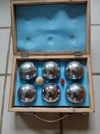Jeu de boules set metaal, Sport en Fitness, Bowlen, Ophalen of Verzenden, Gebruikt, Bal