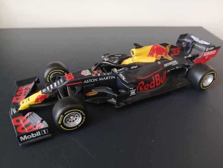 Bburago Red Bull-Honda RB16 Max Verstappen uit 2020 1/24, Hobby en Vrije tijd, Modelauto's | 1:24, Zo goed als nieuw, Bburago