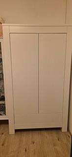 Kidsmill Alaska Kledingkast 2-Deurs Wit Mat, Ophalen, Kast, 50 tot 70 cm, 105 cm of meer