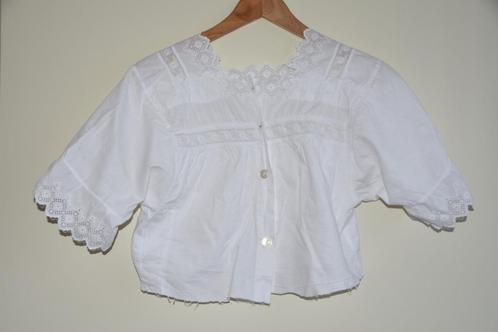 Antieke top blouse hemd met kant, Antiek en Kunst, Antiek | Kleding en Accessoires, Ophalen of Verzenden