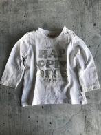 Bakkaboe longsleeve shirt maat 74 wit glitters, Meisje, Ophalen of Verzenden, Zo goed als nieuw, Bakkaboe