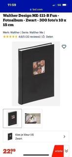 ZGAN! Walter disign fotoalbum insteekhoesjes zwart € 5,99, Ophalen of Verzenden, Zo goed als nieuw, Fotoalbum