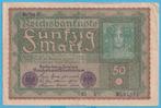 (KC45) Duitsland 50 Mark 1912, Verzenden, Duitsland, Los biljet
