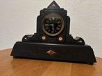 Antieke zwarte marmeren pendule klok, Antiek en Kunst, Ophalen