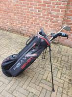 Golftas met clubs en karretje, Ophalen, Zo goed als nieuw, Set