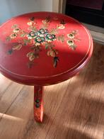 Hindeloopen kruk/tafeltje., Ophalen, Hout