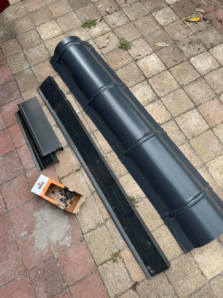 Nokstuk dak en aquaplan windveer dakbedekking dak afwerking, Doe-het-zelf en Verbouw, Dakpannen en Dakbedekking, Zo goed als nieuw