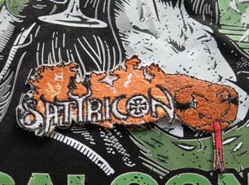 Satyricon shaped patch metal SALE beschikbaar voor biedingen