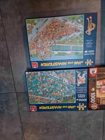 Puzzelcollectie: Ravensburger, Steve Read, Van Haasteren beschikbaar voor biedingen